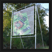 immoborden, vouwborden, vouwpanelen, makelaarsborden, vastgoedvorden, v-borden, vborden, plooiborden, v panelen
